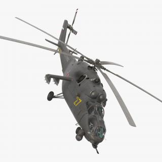 3D model Russian Helicopter Mi-35M Hind