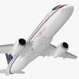 3D Sukhoi Superjet 100 95lr Flight