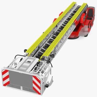 3D Turntable Ladder Folded model