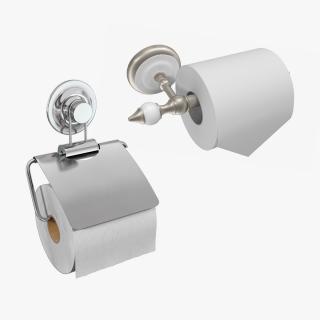 Toilet Paper Holders with Paper Collection 3D