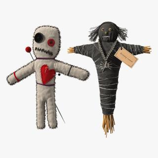 3D Voodoo Dolls Collection model