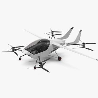 3D Two Seat Air Vehicle eVTOL Air One 2