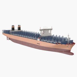 3D model Container Ship Empty