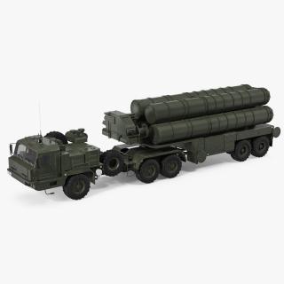 S-400 Triumf Launch Vehicle 3D