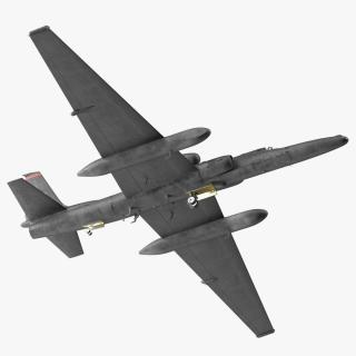 U2 Dragon Lady High Altitude Aircraft 3D