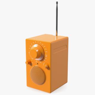 3D Wireless Bluetooth Radio Orange