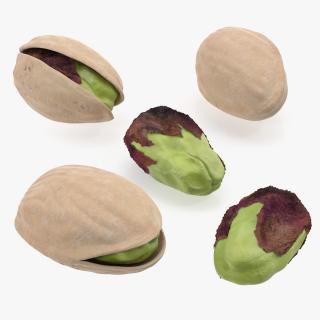 Roasted Pistachios Set 3D