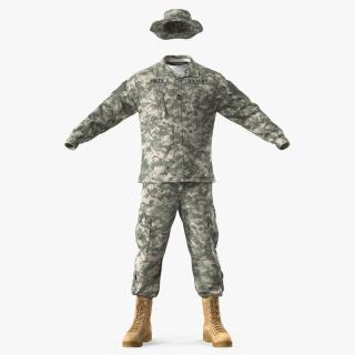 US Army Combat Uniform 3D