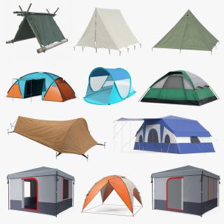 3D Camping Tents Collection 7