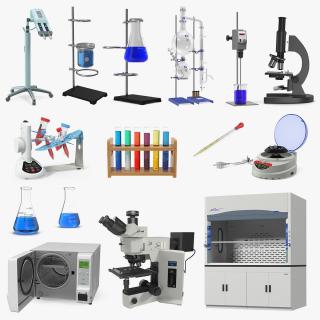 3D Lab Equipment Collection 7