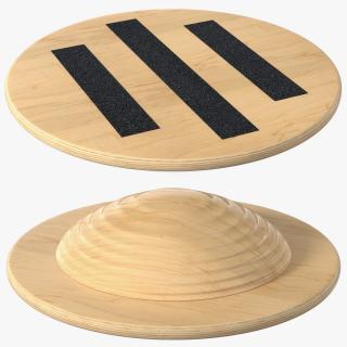 3D Wooden Round Balance Board