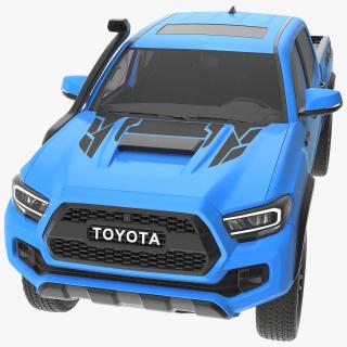 3D Toyota Tacoma TRD Pro Voodoo Blue 2021 model