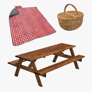 3D model Picnic Accesories Collection 2