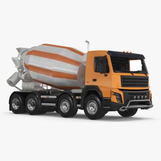 3D model Concrete Mixer Truck