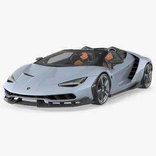 3D Lamborghini Centenario Roadster 2017