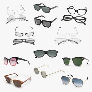 3D model Glasses Collection 8