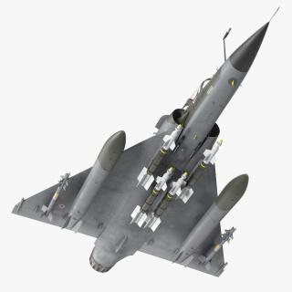 Mirage 2000N with Armament Camouflage Flight 3D model