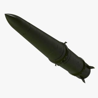 3D model Russian Ballistic Missile 9M723 Iskander