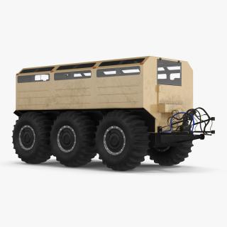 3D model All-Terrain Trailer Beige