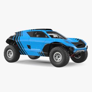 Off Road Racing Electric SUV Clean 3D model