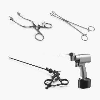 Surgical Medical Instruments Collection 3D model