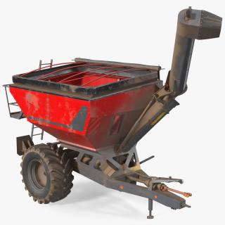 3D Transbordeur Red Used Rigged model