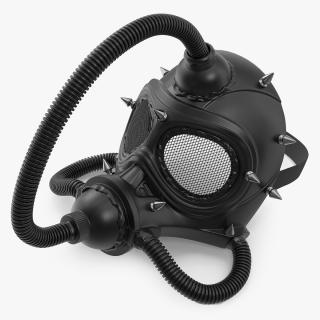 3D Cyberpunk Gas Mask model