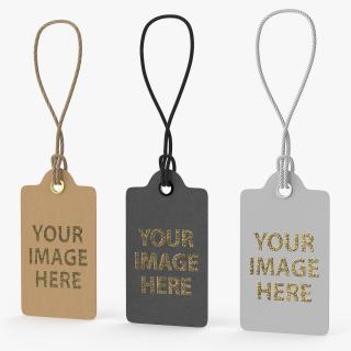 Label Tag Square Rounded 3D model