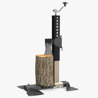 3D Hydraulic Vertical Log Splitter