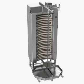 3D Vertical Rotisserie Grill For Doner Kebab