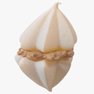 3D Double Meringue with Caramel Filling 2 model