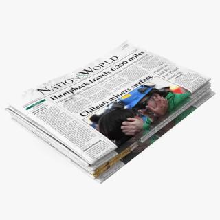 3D model Newspaper Stack