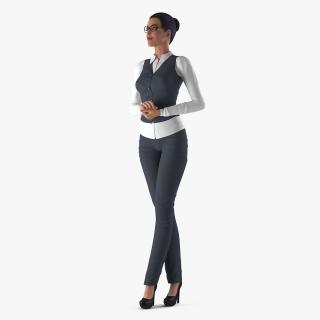 Woman in Business Suit 3D