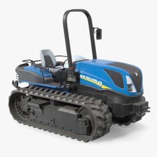 New Holland TK4 Tracked Tractor Dirty 3D