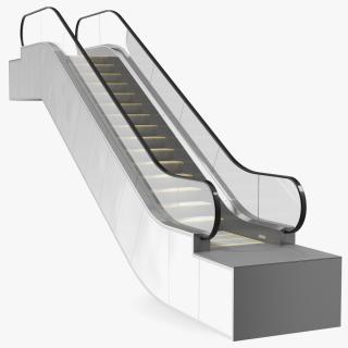 3D model Commercial Escalator