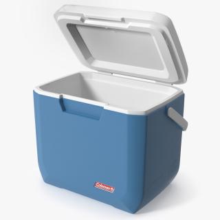 Coleman 28 Quart Xtreme Cooler Blue Rigged 3D