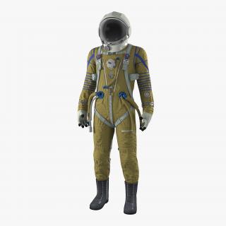 3D Space Suit Strizh with SK-1 Helmet Rigged