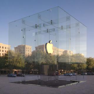 3D model Cube Glass Entrance to the Apple Store 2