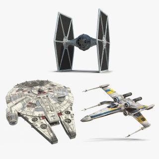 Star Wars Spacecrafts Collection 3D