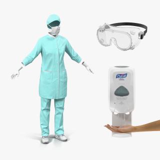 Doctors Protection Collection 3D model