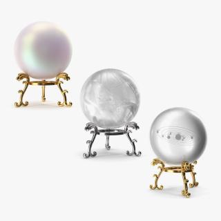 3D Crystal Spheres Collection