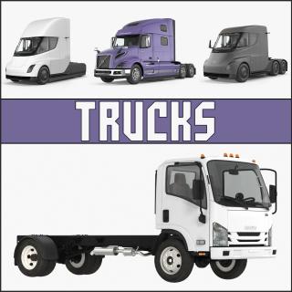 Trucks 3D Models Collection 3 3D model