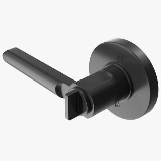 Black Door Handle 3D