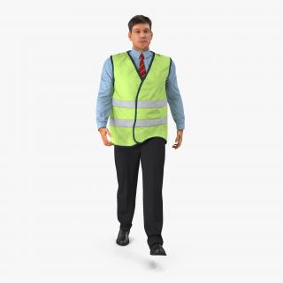 3D Port Engineer Walking Pose