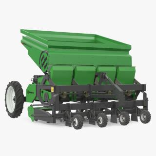 Miedema Structural 4000 Potato Planter Green Used 3D model