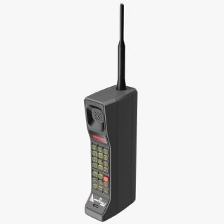 3D Motorola DynaTAC 8500X Vintage Mobile Phone model