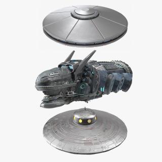 UFO Ships Collection 2 3D