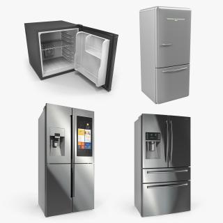 Refrigerators Collection 3D model