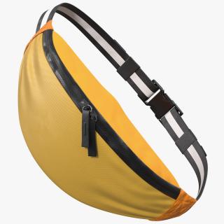 Sport Waist Bag Orange 3D