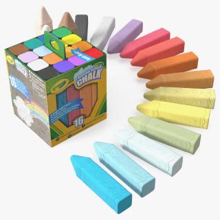 Bulk Sidewalk Chalk Crayola 3D